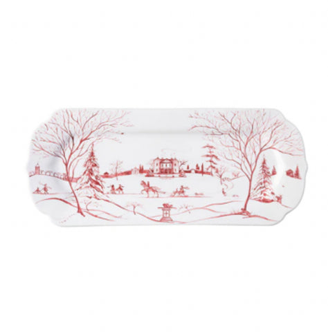 Country Estate Winter Frolic 15" Hostess Tray