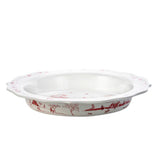 Country Estate Winter Frolic Pie Dish