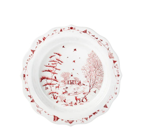 Country Estate Winter Frolic Pie Dish