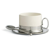 Arte Italica Tuscan Cup & Saucer with Spoon