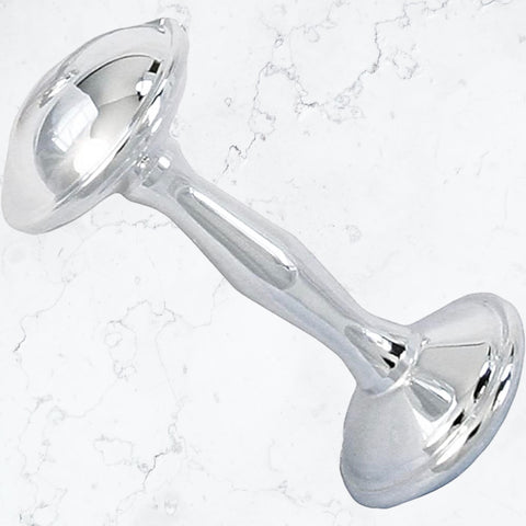 Silver Baby Rattle